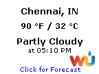 Click for Chennai (Madras), India Forecast